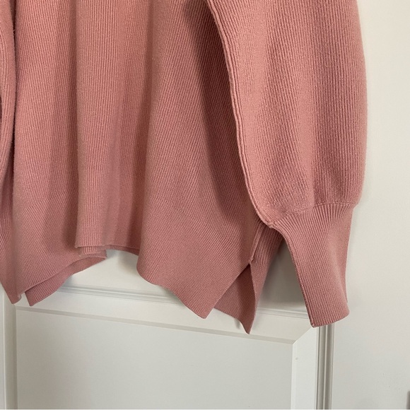 Lillusory Pink Women's Oversized Knit Sweater - Picture 4 of 5